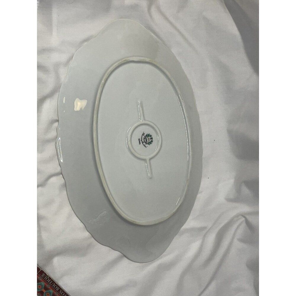 Platter Bavaria Made In Germany Charming Barbara Pattern  Large 15" Mitterteich - Picture 8 of 13